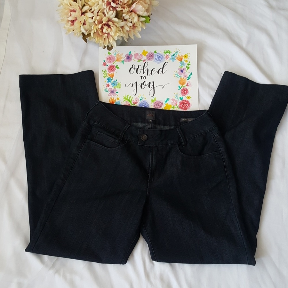 JAG mid rise dark blue trousers sz 8